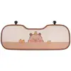 Cojín de Asiento de Coche de Capibara de Verano Cojín de Asiento de Coche Fresco y Transpirable de Verano Panal Universal para Todas las Estaciones