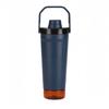 Vaso Batidor Transfronterizo de 20 oz Taza Aislada de Acero Inoxidable con Almacenamiento y Asa Portátil para Exteriores Botella de Agua para Fitness y Deportes