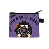 Monedero Serie Halloween Sanrio para Niñas, Billetera de Dibujos Animados de Aspecto Elegante, Bolsa para Audífonos con Cremallera Moderna y Linda, Caliente