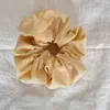 Goma para el pelo tipo scrunchie de color sólido simple estilo bosque para mujer, Cinchuelo de alta gama para el cabello, Alta elasticidad, Accesorio para el cabello con banda de goma duradera