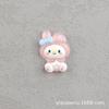 Dibujo Animado Cinnamon Dog Kurome Melody Accesorios de Resina Pegamento Crema Material para Funda de Teléfono Accesorios para el Cabello de Niños