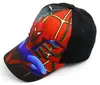 F791 Gorra de Béisbol Nueva Primavera y Otoño Sombrero de Dibujos Animados para Niños Gorra Moderna de Spider-Man Visera Sombrero de Comercio Exterior Europeo y Americano Venta al por Mayor