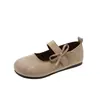 Pronta entrega slip-on Mary Jane sapato baixo francês feminino com saias verão novos sapatos únicos