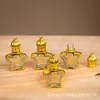 Botellas Dispensadoras de Perfume Personalizadas de Gama Alta, Botellas Electroplateadas para Aceites Esenciales, Botellas Portátiles de Ruedita, Botellas Mini para Líquidos de Aceites Esenciales, Cosméticos