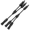 Conector Solar Fotovoltaico DC1500V Tipo Y MC4 Conector T Conector T para Painel de Bateria