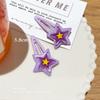 Sweet Cool y2k Five-pointed Star Baby Clip Dopamine Star Hairpin ins Sweet Girl Five-pointed Star Side All-match Cute Hairpin