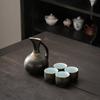 Antigo estilo chinês cerâmica vinho mais quente vinho conjunto vinho branco vinho amarelo aquecimento de grande capacidade casa quente panela atacado