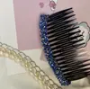 Peine para Flequillo con Pedrería Pasador de Pelo Pinza de Pelo Rizado de Gama Alta Nuevo Estilo 2025 Peine para Flequillo de la Parte Posterior de la Cabeza Accesorios para el Cabello Pasador
