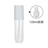 Garrafa Tampa de Cartão Fundo Redondo para Pet 60/90/120/150/180/240ml Garrafa com Bomba Plástica Garrafa Cosmética