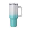 Caneca de Café de Primeira Geração 40oz Transfronteiriça com Alça de Aço Inoxidável 304 Copo com Isolamento a Vácuo Portátil para Uso Externo Prático