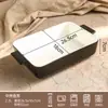 Forma de Assar Transfronteiriça Escandinava Criativa Quadrada com Duas Alças Grande Capacidade Listrada Azul Queijo Assadeira Simples