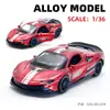 Simulación Transfronteriza Aleación Modelo de Coche Todoterreno Adornos Coche Deportivo Infantil Aleación Coche de Retracción Regalo para Niño