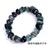 Pulseiras Exclusivas de Ágata Artesanais Transfronteiriças de Formato Irregular com Cores Mistas Vermelho e Preto Pulseiras Fantasia Acessórios Populares Europeus e Americanos
