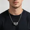 Colar de cobra do zodíaco europeu e americano joias atacado comércio exterior retro pingente de colar de píton vendas diretas da fábrica