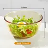 Potes de vidro para almoço, seguros para micro-ondas, projetados para estudantes levarem suas refeições para o trabalho, recipientes de comida de vidro borossilicato alto