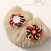 Estilo Fresco de Verano Color Mori Combinación de Colores Perla Flor Margarita Clip Lateral DIY Pendientes Zapatos con Agujero Zapatos de Gelatina Zapatos Accesorios de Flor