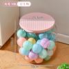 Cubo de Almacenamiento Multifuncional Juguete para Niños Muñeca Caja de Almacenamiento Transparente Taburete de Almacenamiento para Sentarse Taburete Pequeño Taburete de Almacenamiento