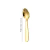 Juego de cubiertos infantiles de acero inoxidable 304 transfronterizo, engrosado, apto para estudiantes, cuchillo, tenedor y cuchara de color dorado, incluyendo una cucharilla de postre y un tenedor de frutas