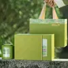 Nueva Caja de Empaque para Té Verde Caja Vacía para Té Longjing, Biluochun, Maojian, Paquete de 0.1 kg Caja de Regalo para Té con Taza de Té