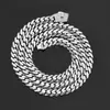 Hip-Hop Europeo y Americano Transfronterizo Collar Cubano Brillante de Oro de 14K Joyería de Moda de Alta Calidad para Hombres Collar Personalizado Personalización