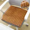 Cojín Transpirable para Silla de Oficina, Almohadilla Larga para Sentarse, Esterilla Refrigerante de Verano para Coche, Esterilla de Bambú, Cojín de Asiento de Verano para Mahjong