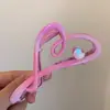 Oferta Especial Transfronteiriça Moda Acessórios de Cabelo Coque Grampo de Cabelo Presilha de Tubarão Presilha com Strass Acessório de Cabelo em Formato de Coração Gravata Borboleta Grampo de Cabelo para Menina