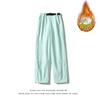 Oferta especial: Pantalones de esquí de alto volumen, color liso, versátiles, unisex, adecuados para temperaturas por debajo de -20 grados, pantalones de montañismo a prueba de viento