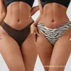Calcinhas sexy respiráveis para yoga esportivo para mulheres, calcinhas sem costura para gestantes, tanga T-pants plus size europeia e americana transfronteiriça