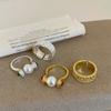 Anillo Antiguo Rai Diamante Espiga de Trigo Cuentas de Transferencia Anillo de Mujer Lujo Ligero Sentido de Alta Gama Tendencia de Moda Personalizada Anillo Versátil Anillo Anillo