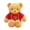 Muñeco Oso de Peluche Vestido, Lindo Oso con Suéter de Juguete, Regalo de Cumpleaños para Niños, Juguete de Peluche, Se Puede Imprimir con Logo
