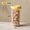 Cerdo Lindo Fruta Seca Frasco Sellado Caja de Almacenamiento de Granos Harina Snack Plástico de Grado Alimenticio Almacenamiento Frasco de Almacenamiento
