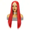 Comércio exterior transfronteiriço nova moda europeia e americana peruca cabelo longo liso África quente peruca de renda frontal cobertura total de cabeça