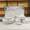 Conjunto de presentes de louça de cerâmica tigelas de cerâmica pratos embalagem de caixa de presente tigelas de arroz para casa pratos para refogar embalagem combinada Yamadakiyaki