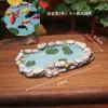Jardinería de Micro-Paisaje Búho Tocón de Árbol Columpio Decoración Resina Suculenta Maceta Arreglo Floral