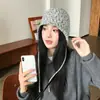 Itens em Liquidação~ Gorros de Tricô Outono/Inverno, Chapéus de Lã, Chapéus Bucket Que Afinam o Rosto, Chapéus de Pescador Versáteis Estilo Coreano