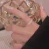 Anillo de Moneda de Cobre Qian Duoduo para Mujer, Nicho de Lujo de Gama Alta, Moneda de Cinco Emperadores Atrae Riqueza, Anillo Abierto Ajustable para Dedo Índice