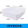 Caja de Almacenamiento para Compartimento de Hospital Divisor de Cajón Caja con 5 Compartimentos 10 Compartimentos Cesta de Almacenamiento Caja para Medicamentos Farmacia Caja para Infusión Caja de Medicamentos