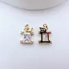 Collar para Mujer, Colgante de Diseño Geométrico de Moda con Circonita Rosa, Conjunto Elegante, Accesorios de Joyería de Cadena para Clavícula