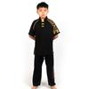 Conjunto de Uniforme de Artes Marciales de Manga Corta de Verano, Ropa de Rendimiento, Ropa de Entrenamiento de Artes Marciales, Ropa de Práctica de Gimnasio de Artes Marciales, Ropa de Rendimiento de Artes Marciales