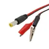 Cable de Prueba DC con Conector Hembra D5521 a Pinza de Cocodrilo Cable de Carga de Batería Conexión de Pinza Roja y Negra Cable de Alimentación