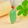 Natural Dongling jade nada marca pingente atacado pão verde marca masculino e feminino gota de água jade pingente fornecimento ao vivo