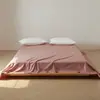 Sábana de algodón peinado de fibra larga 100S, artículo individual, cálida y engrosada para otoño e invierno, algodón puro, tamaño individual o matrimonial, sábana para dormitorio, pieza única