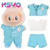 Adecuado para Ropa de Muñeca Labubu, Peluche Vinilo Sentado Fiesta Primera, Segunda y Tercera Generación Traje de Falda de Repuesto