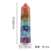Cristal Natural Amatista Jade Piedra Colorida Gema Natural Empalme Artesanía Colgante Adornos Suministro Transfronterizo