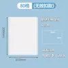 Inserção de Álbum de Armazenamento de Manual do Aluno Saco de Informações para Álbum de Fotos Fosco Álbum de Informações Mini Transparente A6 Armazenamento de Adesivos de Classificação