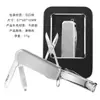 Fabricante en stock cortauñas multifuncional de acero inoxidable plegable anti-salpicaduras con lima cortauñas