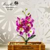 Flores Artificiais Mini Phalaenopsis Cuidadosamente Selecionadas Acessórios para DIY Suprimentos para Arranjo de Flores Plantas Artificiais Folhagem Artificial de Alta Qualidade