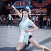 Delantal de sirvienta Lolita de chef china, ropa COS, nuevo vestido cheongsam chino, uniforme
