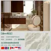 Nuevo Modelo Superficie de Cristal 1200*2400 Fondo Brillante Pared de Fondo Entrada Isla de Jade Azul Mesa Mostrador de Bar Mesa de Café Cristal Azul