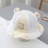 Chapéu de guarda-sol de bebê Verão Fino Meninos Protetor Solar Chapéu de Sol Net Verão Infantil Meninos e Meninas Bebê Chapéu de Pescador